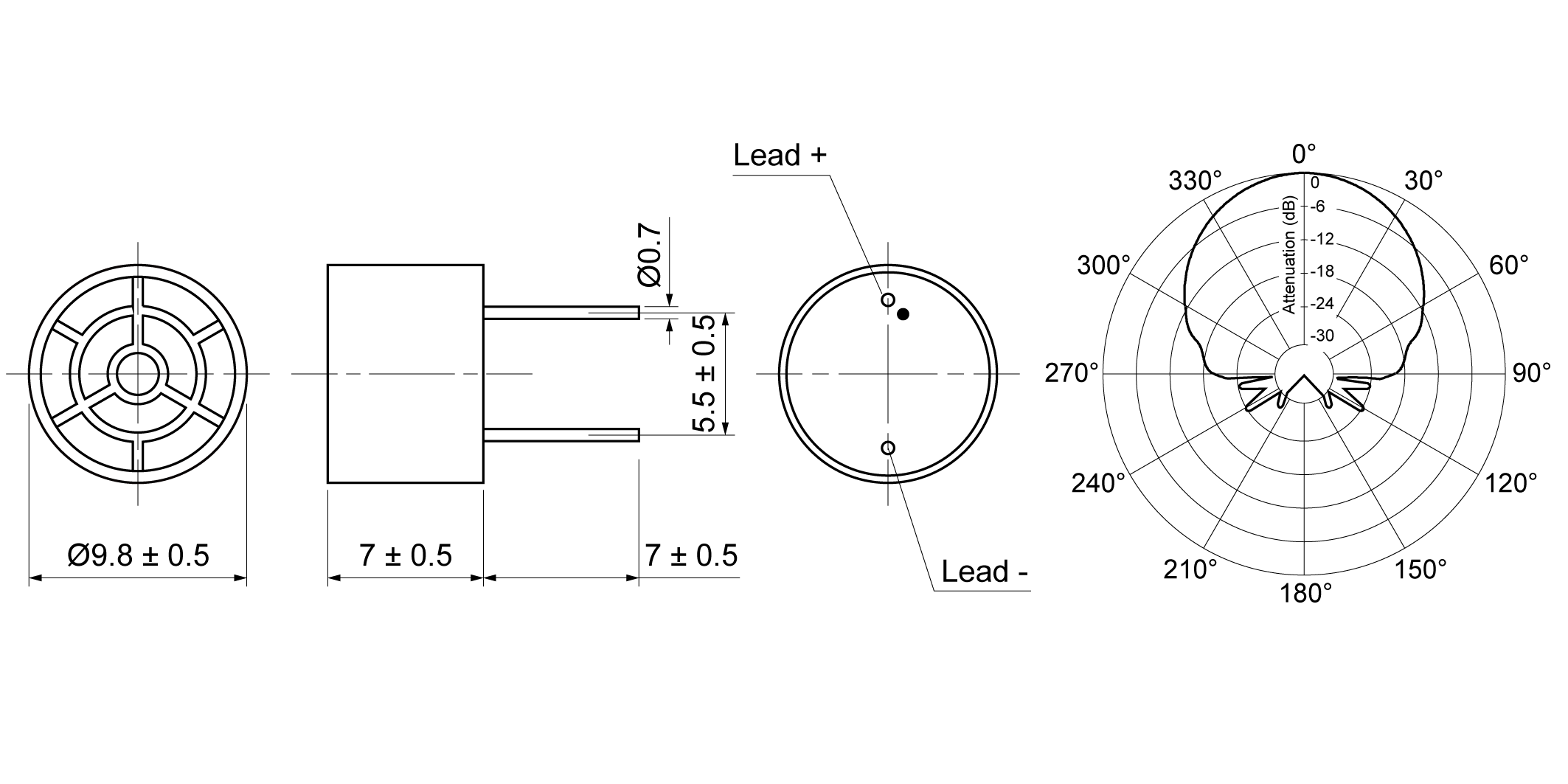 UO10-TR40PBP Mechanical Drawing